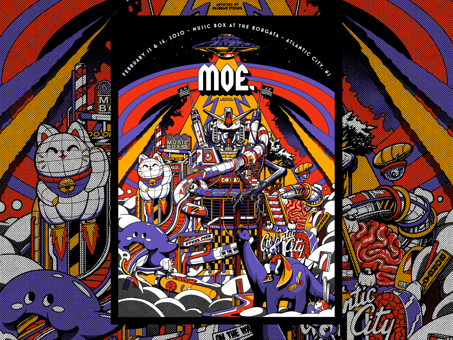 Moe Atlantic City - Full Poster by Paiheme on Dribbble