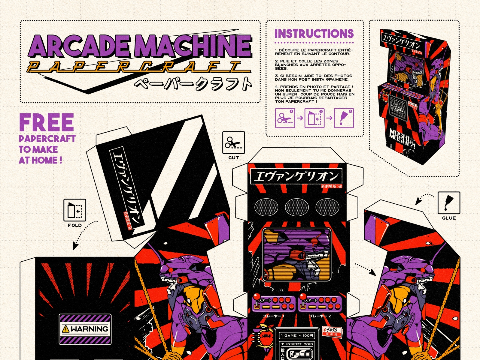 Evangelion Arcade Machine By Paiheme On Dribbble