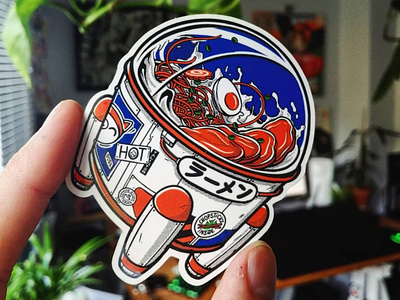 Intergalactic Ramen Sticker 2