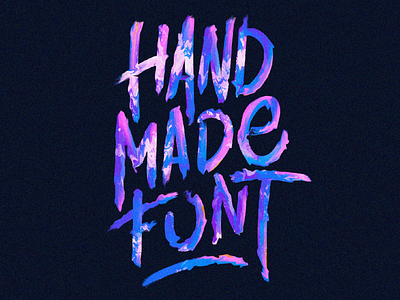 Liquid Lettering brush colorful font hand made font handdrawn lettering lettering effect liquid liquid neon liquid typography liquify neon colors noise procreate procreate art this is not a font type typespire typography