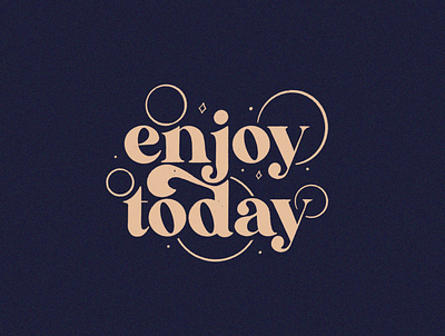 Enjoy Today custom brush didot drawing elegant enjoy feminine font graphic design handlettering mockup model procreate t shirt t shirt mockup tee this is not a font today typeface typography week