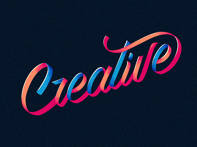 Colorful Creative Lettering adobe bezier closeup colorful creative cross curves feminine filter illustrator lettering palette photoshop process texture type typography vector vertex