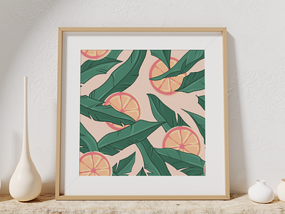 Grapefruits pattern