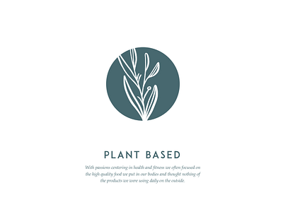 Plant Based fitness food highquality icon logodesign perfume plant plantbased scent