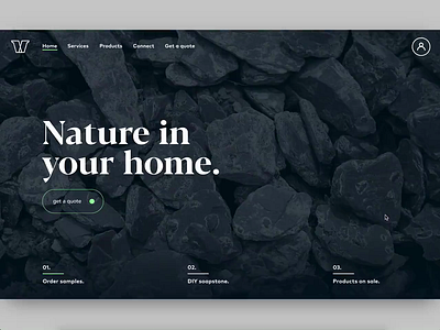 VS Homepage animation branding design interaction design minimal ui ux web website