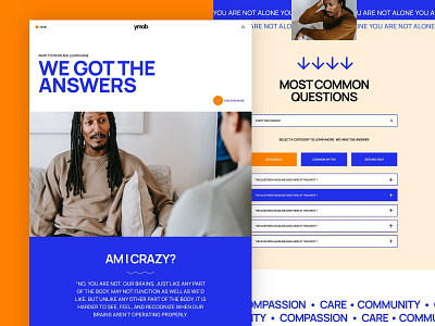 YMOB Learn page branding contemporary editorial flat identity typography ui ux ui design uidesign ux design uxdesign web deisgn web design webdesign website website concept website design websites