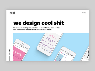 Homepage Design branding design flat identity interaction design minimal ui web website