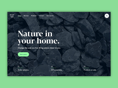 VS Soapstone design minimal web website