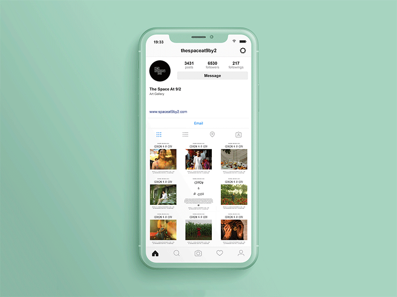 Instagram design - Ceylon & A City by Priyanka Poddar on Dribbble