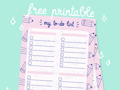 To do list - Free Printable