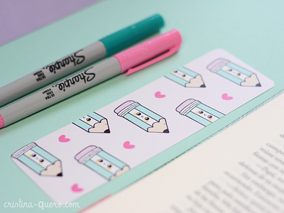 Bookmarks - Pencil Pattern