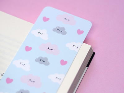 Happy Clouds Bookmark