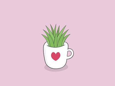 A cup of green? art branding cartoon coffee colourful creative market cute design drawing graphic design illustration illustration art illustrator ilustracion ilustración logo love vector vector artwork