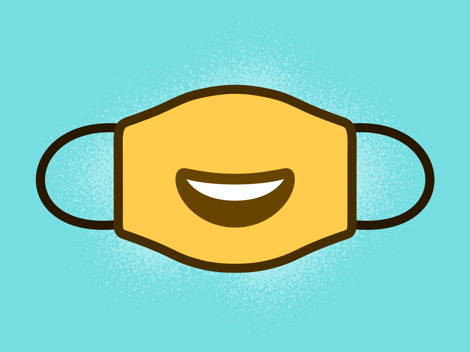 Emoji face mask coronavirus covid19 designforgood emoji face facemask mask minimal mouths playoff rebound smile staysafe twemoji twitter vector yellow