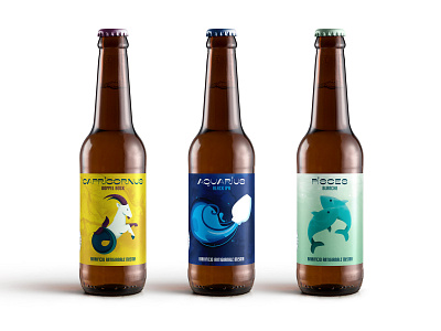 12 Signs x 12 Beers by Fabio Galessi on Dribbble