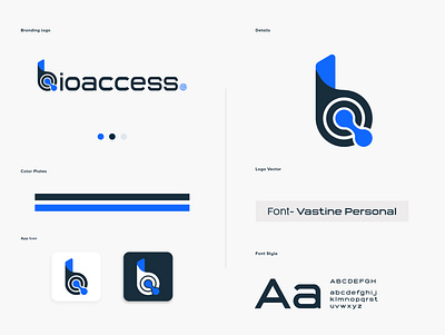 bioaccess logo design access app icon bioaccess branding core identity letter locked logobranding logodesigner logos minimal modern logo network sagorahmed96 software logo startup logo symbol tech technology