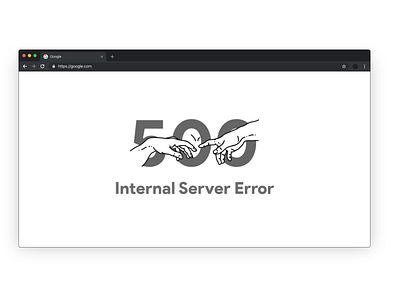 500 Server Error design illustration ui