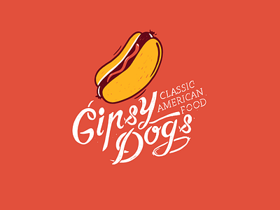 Gipsy Dogs hand lettering illustration lettering logo