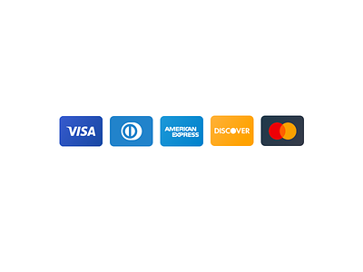 Vector Credit Card Icons