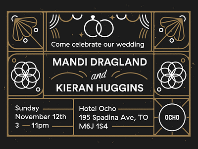 K&M wedding invite