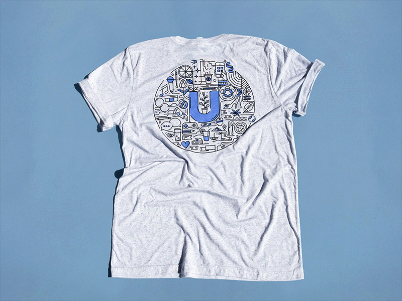 Universe t-shirt colorful photography marketing linework illustration tshirt