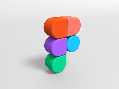 Figma 3D logo 🚀 3d 3d art adobe xd design figma figma design vectary