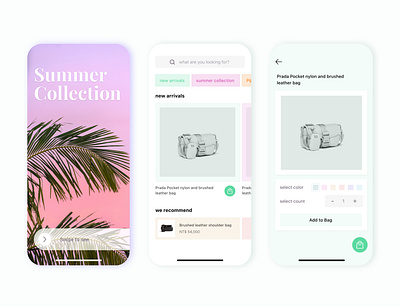 Online Shop - iOS app app design design ios design ui ux