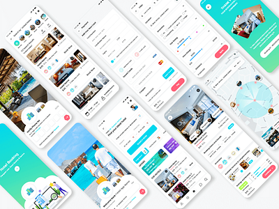 Hotel Booking Mobile App UI Kit