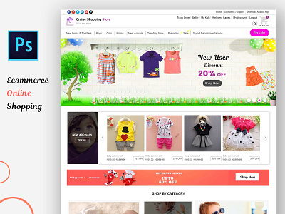 Ecommerce Online Shopping Website Template
