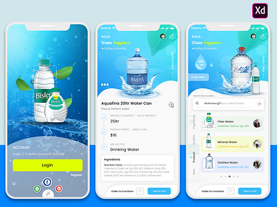 Drinking Water Delivery Mobile App Design home delivery mobile app design suppliers mobile app mockup water can delivery app