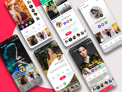 Multi Service User Profile Mobile app UI Kit II