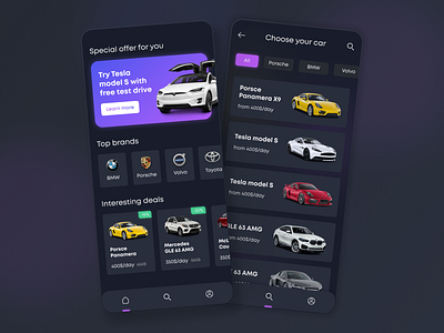 App for car renting