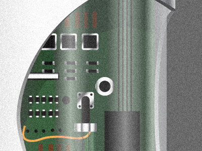 Electronics Illustration Closeup illustration