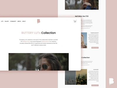 BUTTERY LUTs - E-Commerce e commerce filmmaking luts presets squarespace store ui videomaker videomaking website