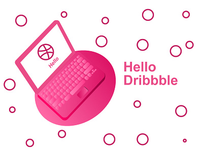 First Shot first shot hello dribble illustration