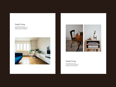 Coffee Table Book - Editorial Layout design graphic design layout minimal