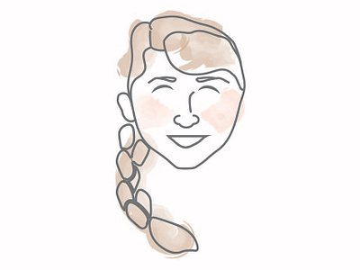 Sarah Avatar 2019 05 adobe illustrator avatar avatars design illustration self portrait