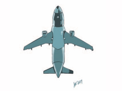 Airplane Underneath Vector 01 airplane chattanooga children book illustration flight flying illustration jet procreate spot illustration