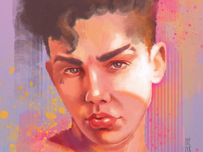 Face digital portrait