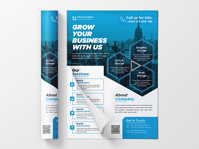 Corporate Flyer Design.Corporate Business Flyer, business flyer