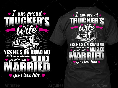 Trucker T-Shirt Design