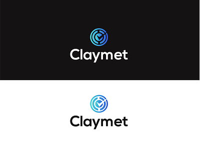 claymet- logo design proposal adobe illustrator application branding finance finance app gradient graphicdesign logo logodesign logotype minimalist vector