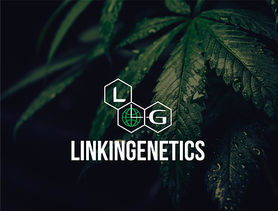 linkingenetics logo adobe illustrator branding cannabis branding cannabis logo graphic design logo logodesign logotype marijuana minimalist logo social club social network visual design weed