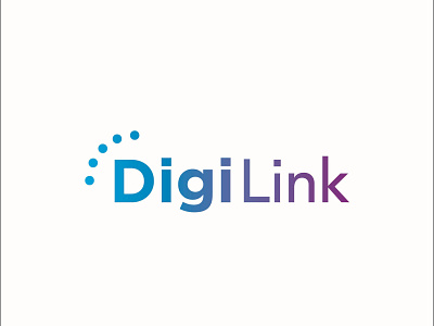 Digilink logo design adobe illustrator branding gradient graphic design graphic design logo logodesign logotipo logotype minimalist logo vector