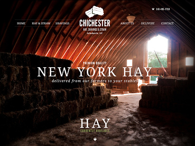 Chichester Hay, Shavings & Straw Website & Branding