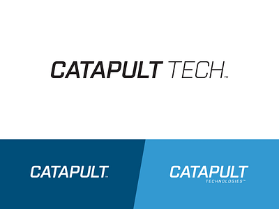Catapult Tech catapult color design identity lockup logo logotype tech tech logo technologies typography