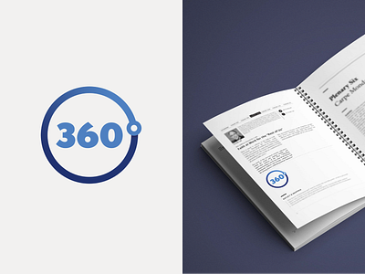 360° Moment 360 degree 360° branding color design icon logo mark