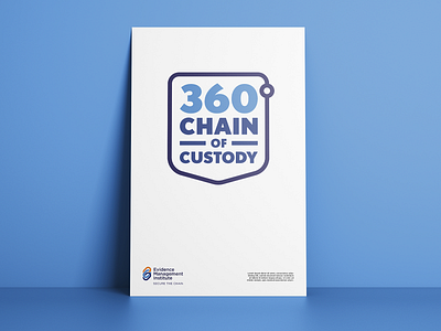 360° Chain of Custody badge badge logo branding design lockup logo mockup typography