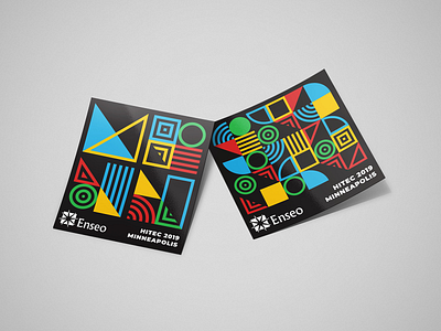 Hitec Stickers 2019 color design geometric logo minneapolis pattern shape shapes tribal vector