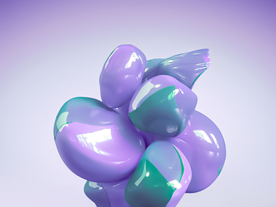 Grape Softbody Candy 3d 3d artist 3d modeling abstract abstract 3d cinema4d design lighting softbody textures
